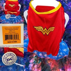 Wonder Woman Pet Costume Cat Dog multiple sizes